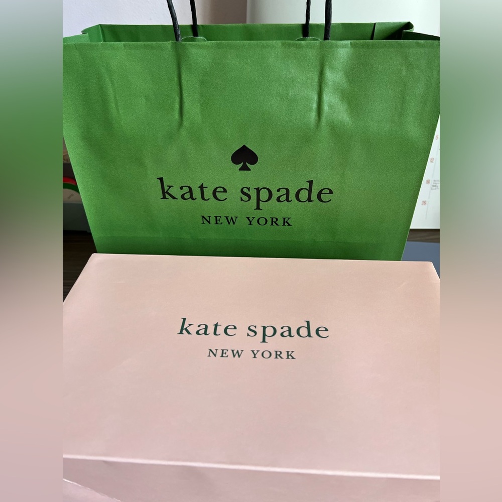 Kate spade reusable 2 papers bags & 1 box